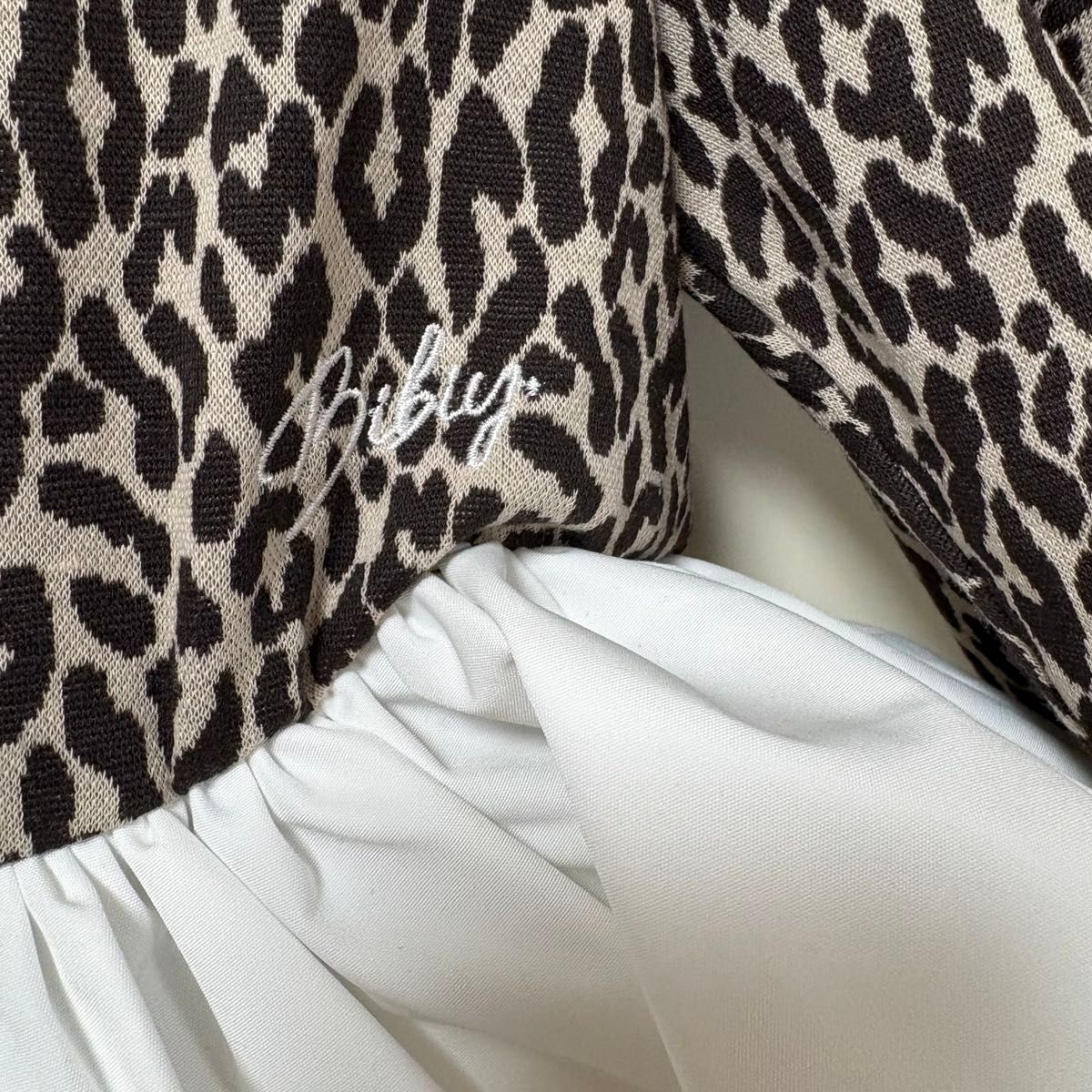 タグ付き新品 bibiy EFFIE PEPURAMU LEOPARD TOP レオパード ペプラム