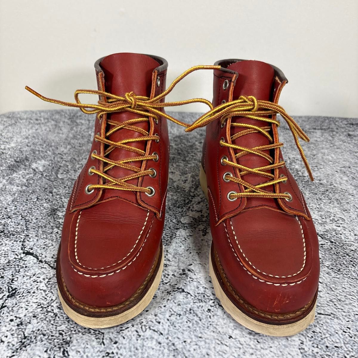 セダークレスト アイリッシュセッター型 赤茶 ワークブーツ 5｜Yahoo