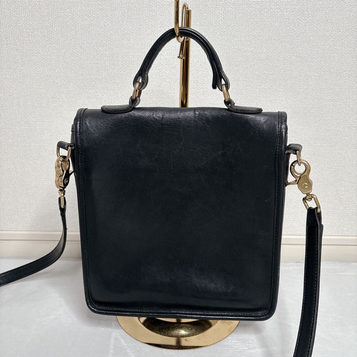 希少 【美品】オールドコーチ 5130 ターンロック 2way レザー