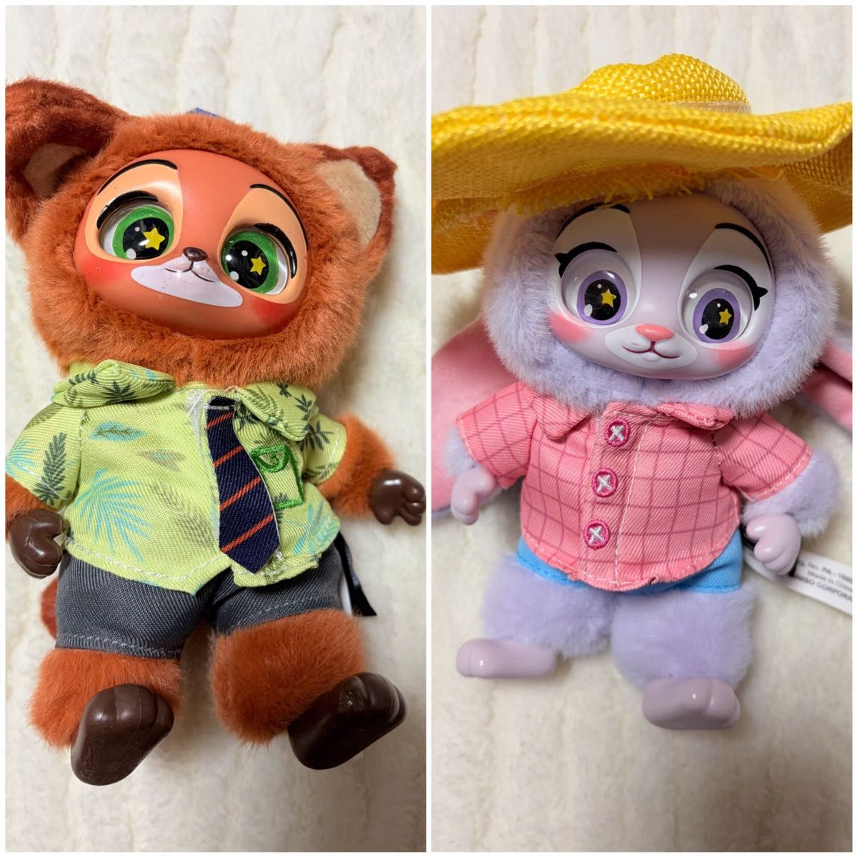 2個セット ディズニー ズートピア ニックワイルド ジュディホップス