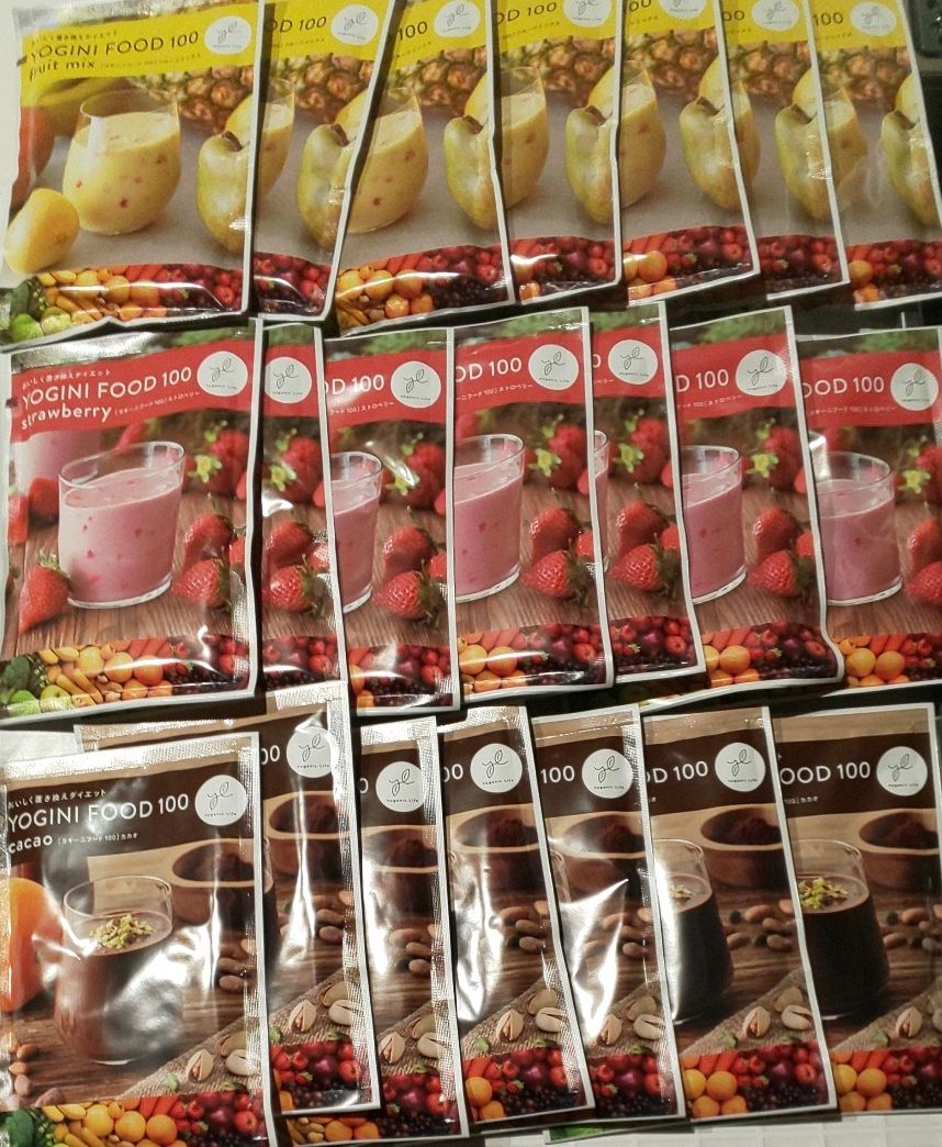 ヨギーニフード100 フルーツミックス ストロベリー カカオ 21袋セット