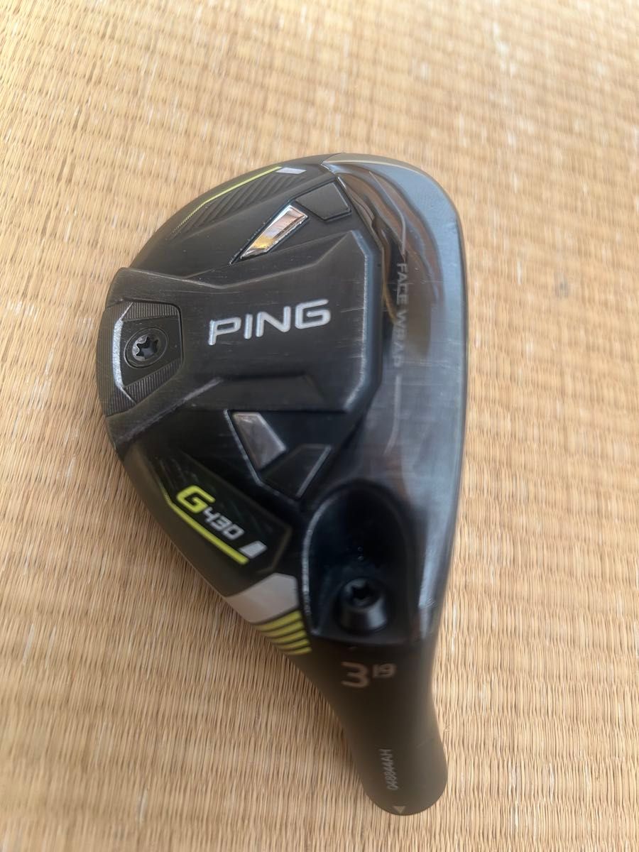 ピン G430 ハイブリッド 3U 19° ヘッド＋ヘッドカバー付き｜Yahoo