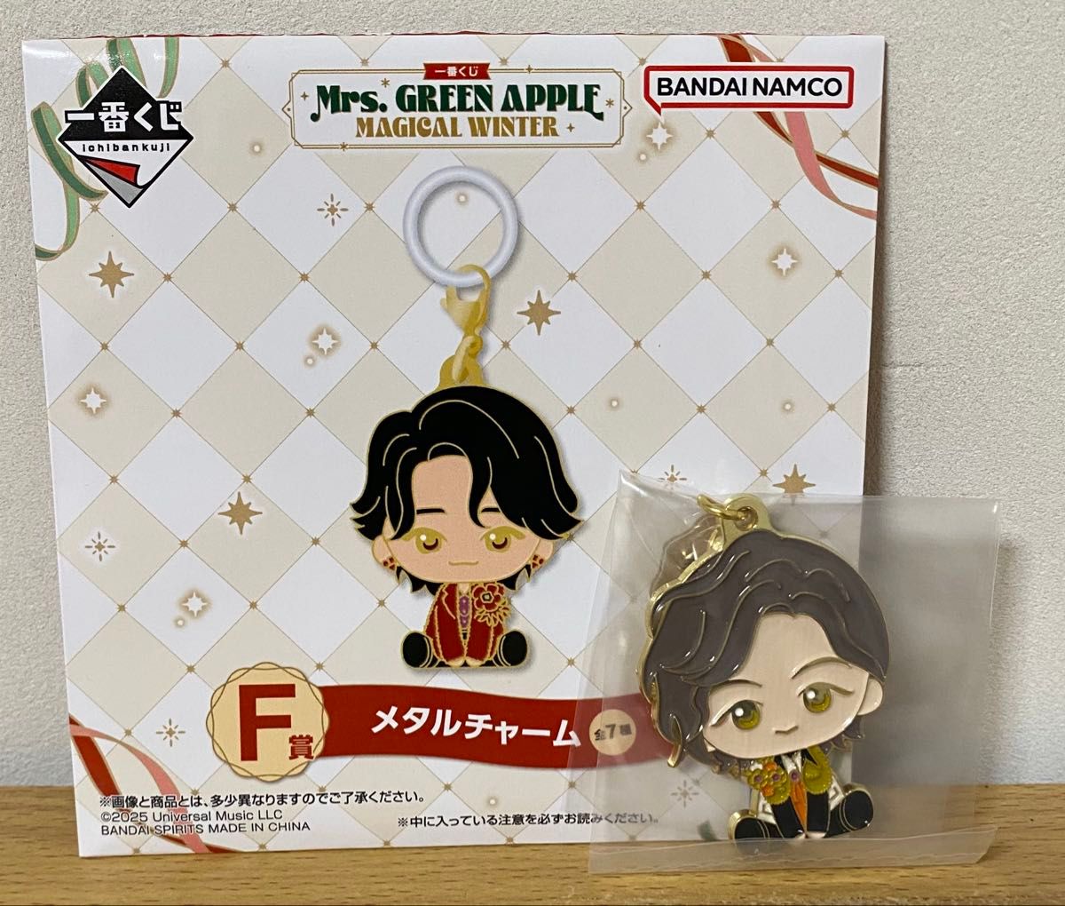 Mrs GREEN APPLE 一番くじ F賞 メタルチャーム｜Yahoo!フリマ（旧