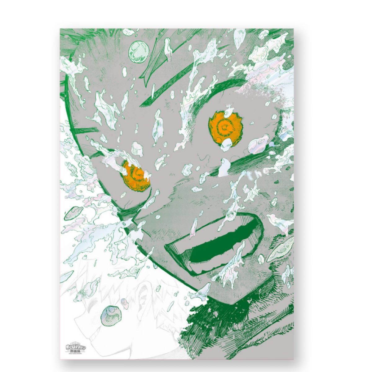 A2アートポスター2枚セット 【The Beginning】 原画展 ヒロアカ 僕の