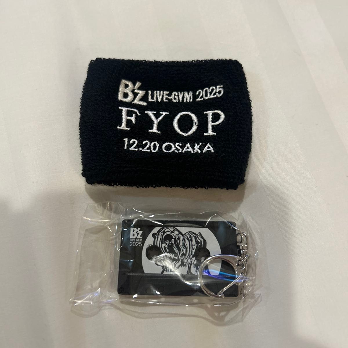 B'z LIVE-GYM 2025 FYOP 大阪 リストバンド カセットチャーム 12月20日