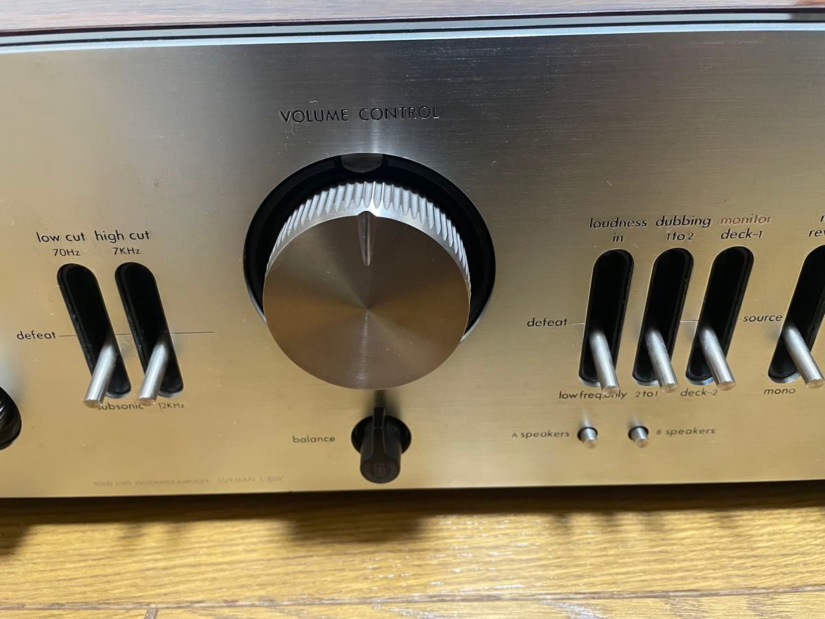 LUXMAN L-80V 音出しOK ジャンク プリメインアンプ メペ｜Yahoo!フリマ