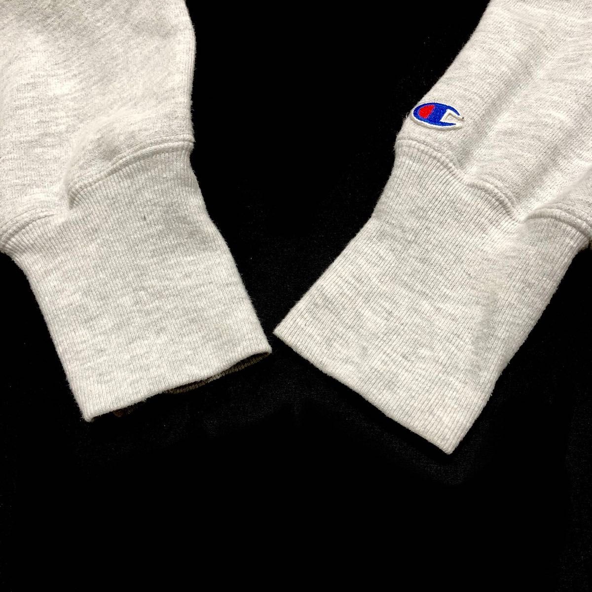 90s USA製 チャンピオン リバースウィーブ パーカー グレー 目無し