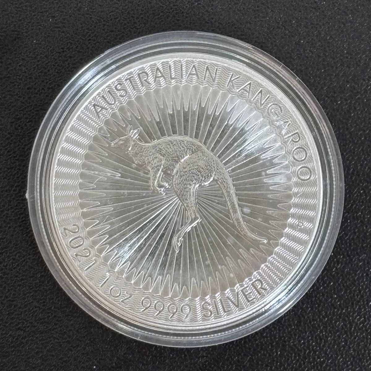 2021年 オーストラリア「カンガルー」純銀 1オンス 銀貨 エリザベス2世