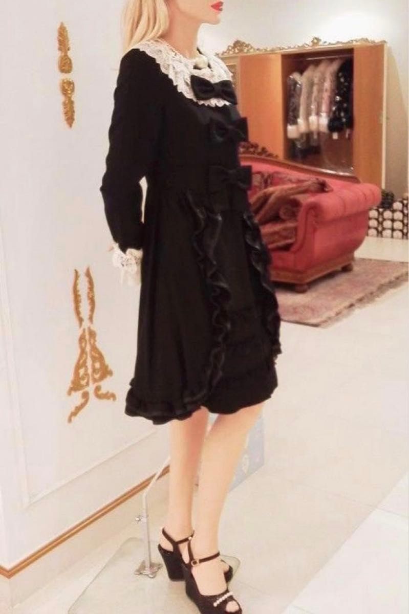 未使用 ジーザスディアマンテ ベルサイユコート レース 3連リボン