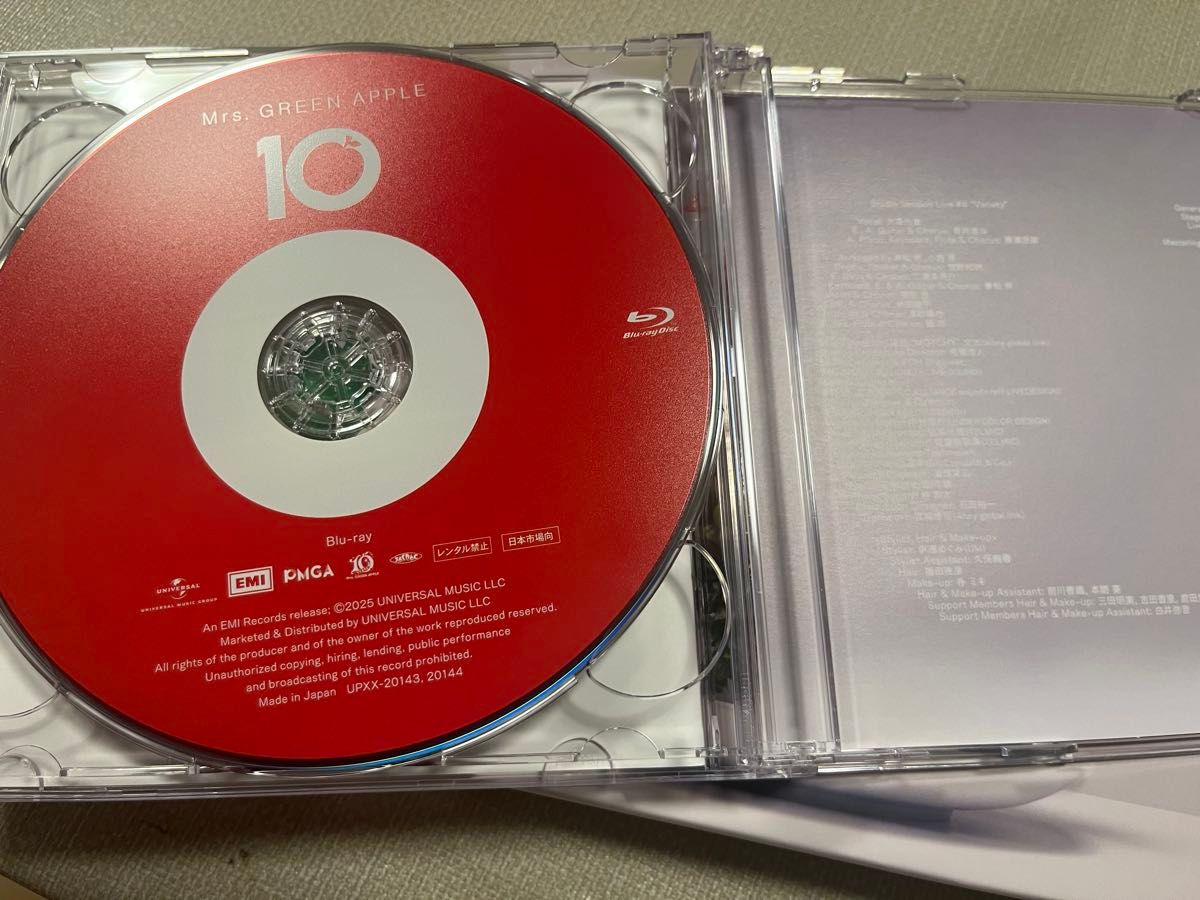 未再生 Mrs GREEN APPLE 10 CD +Blu-ray BOXの中身｜Yahoo!フリマ（旧