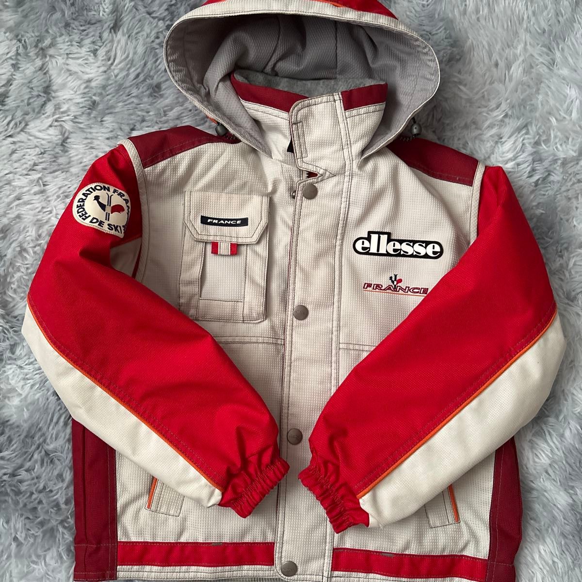 ellesse エレッセ スキーウェア スノボウェア 上下セット レッド