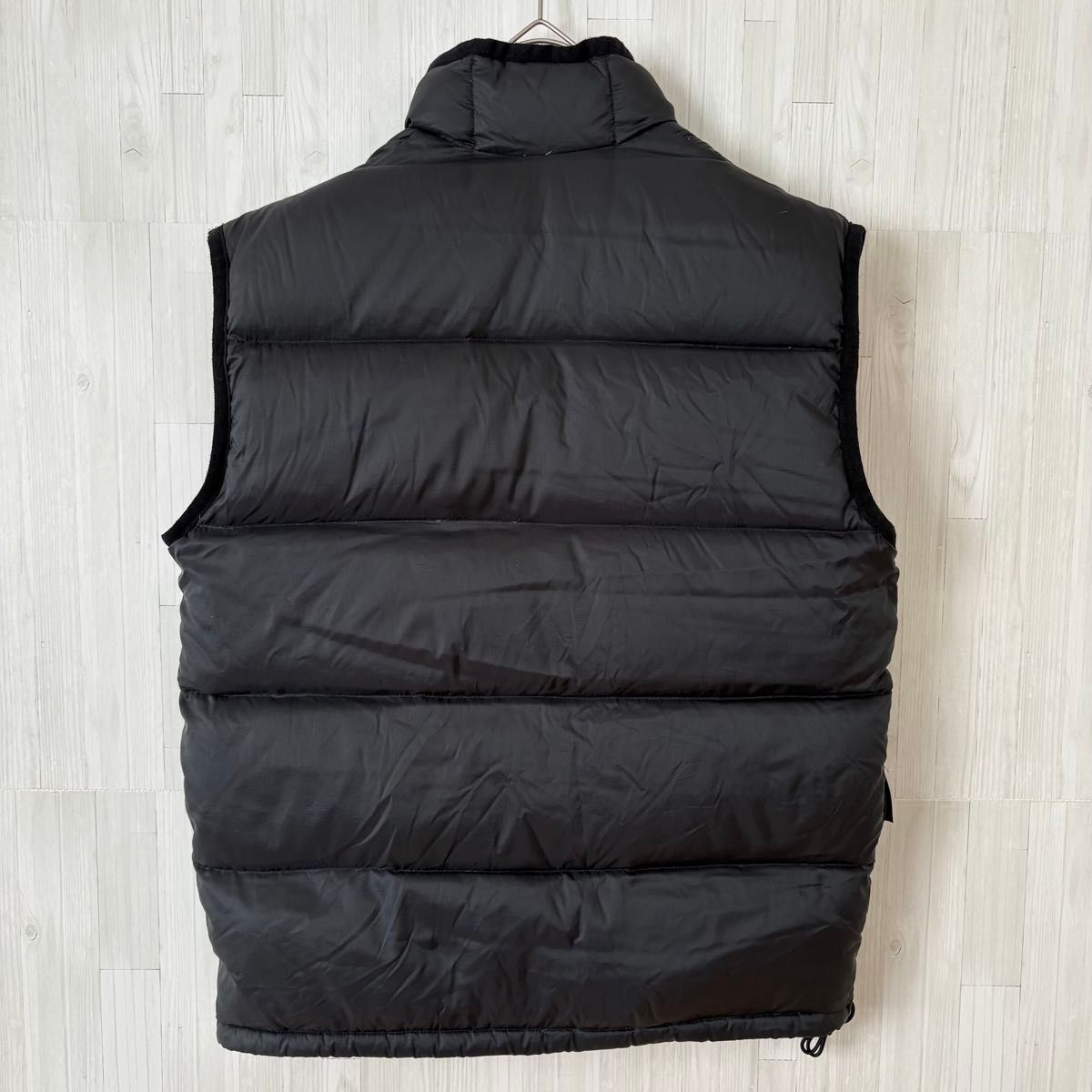 90s NIKE ACG 旧ロゴ ダウンベスト ブラック レッド 古着 サイズM