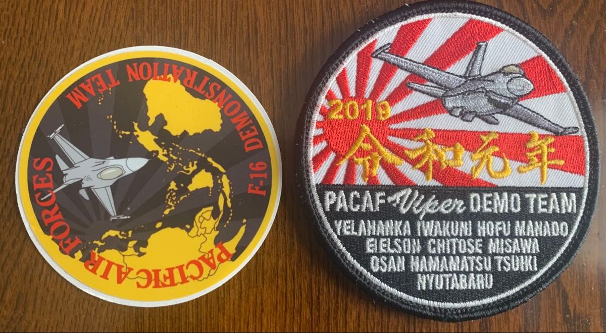 F16 PACAF Viper デモチーム2019 令和元年 ワッペン パッチ 米軍