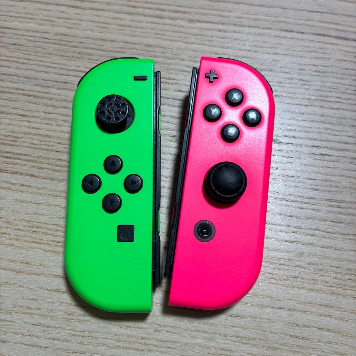 ジャンク Nintendo Switch Joy-Con ネオングリーン ネオンピンク 2個