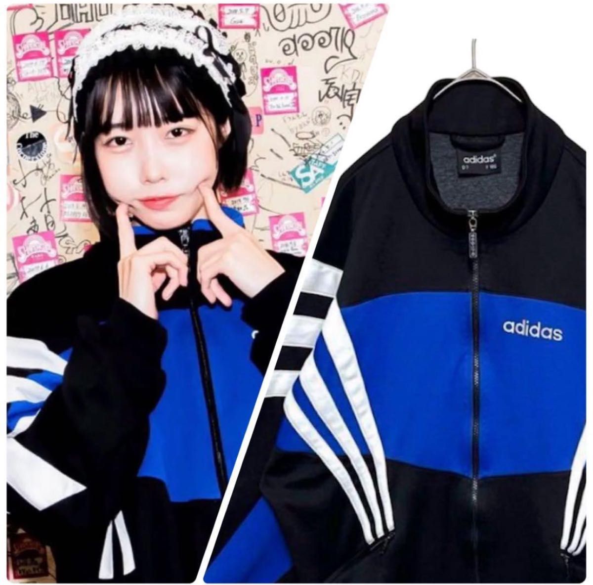 超美品】あのちゃん着用 90s adidas トラックジャケット ジャージ