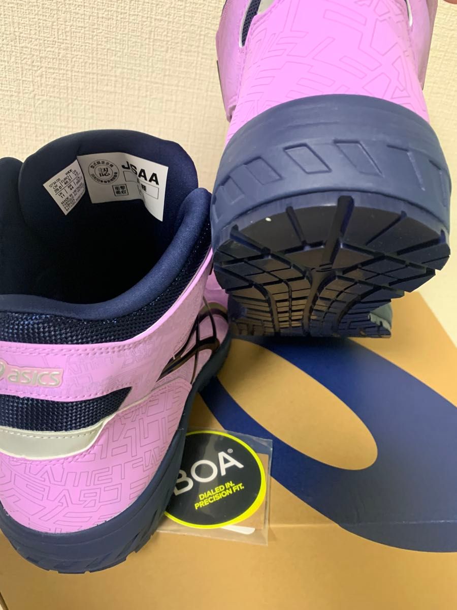 レア】asics安全靴WINJOB CP304 オンライン限定色 未使用 美品 幾何学