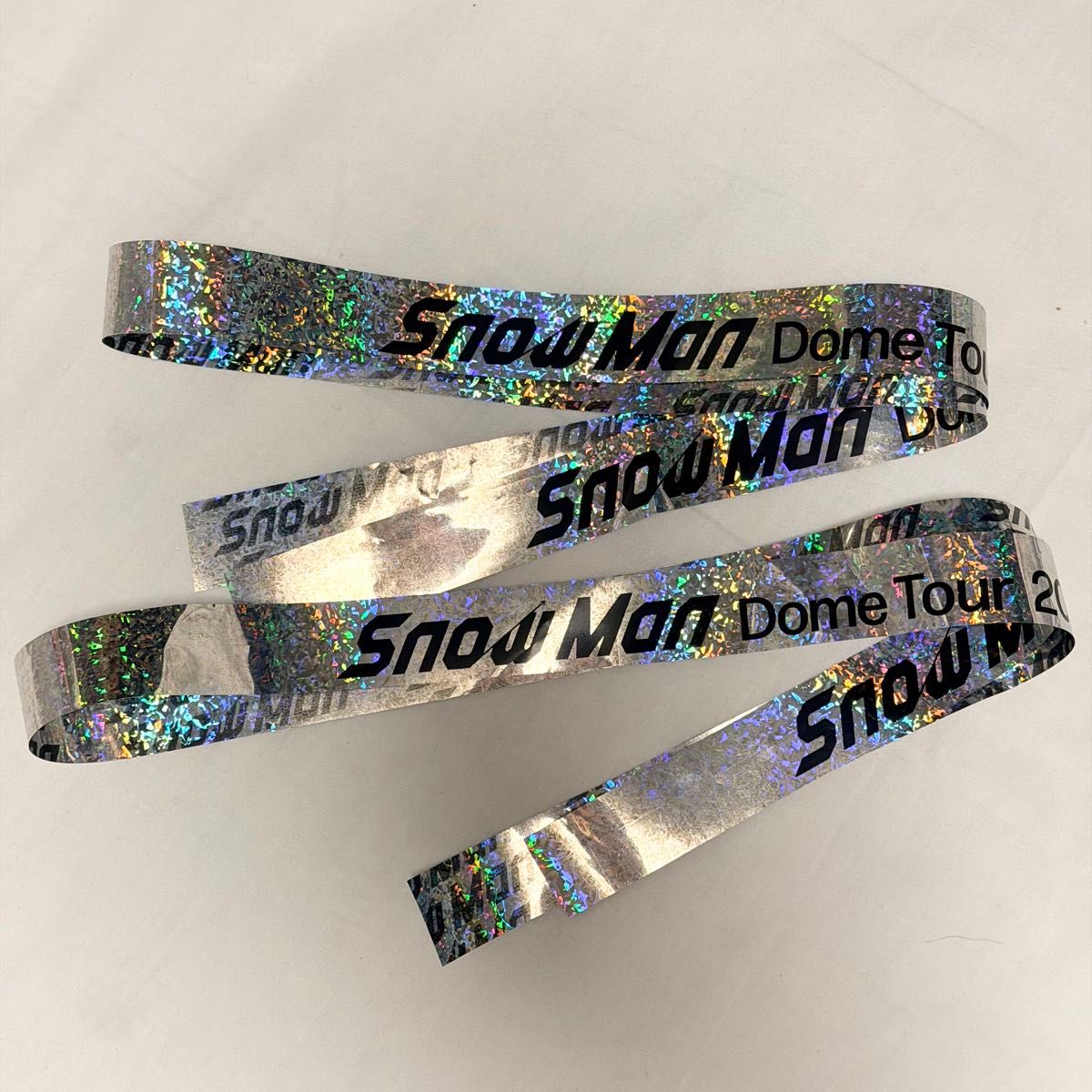 落下物の音符＆銀テープフル2本セット【Snow Man Dome Tour 2025-2026