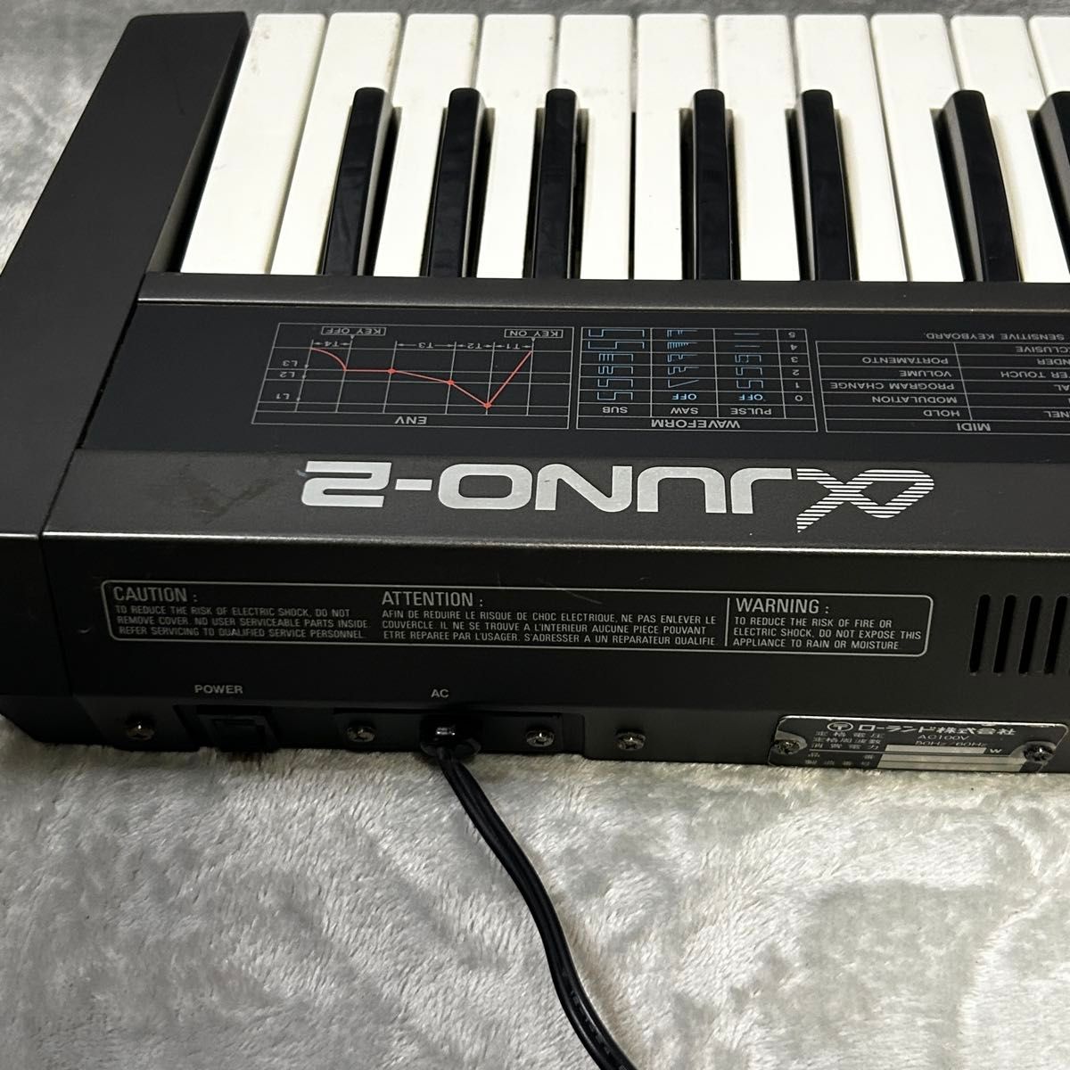 Roland α JUNO-2 シンセサイザー 通電・基本操作OK｜Yahoo!フリマ（旧