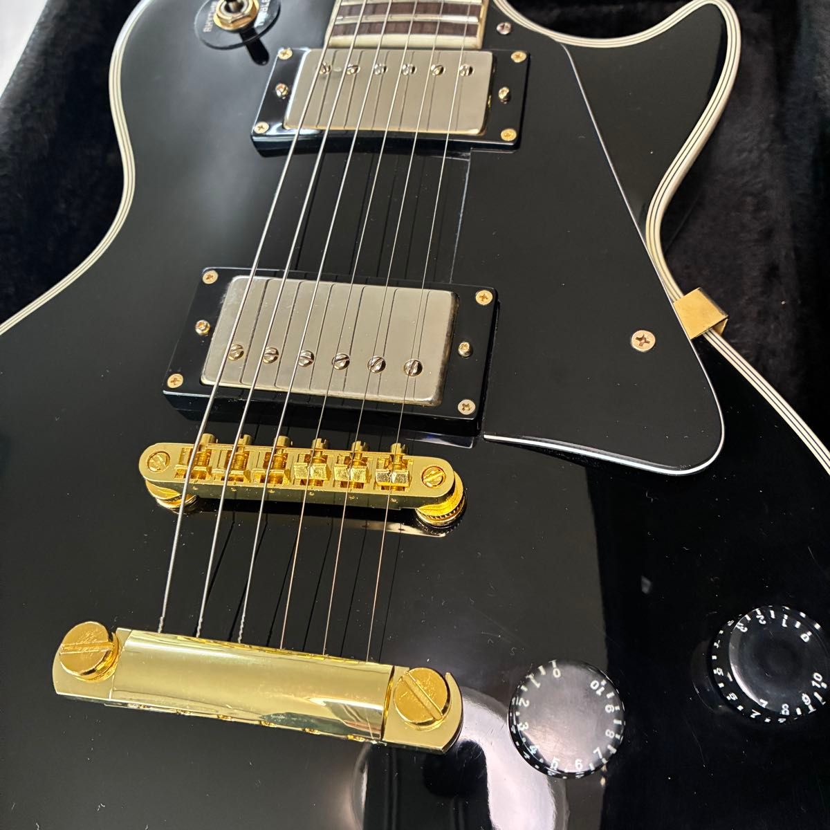 状態良好】Photogenic フォトジェニック レスポールカスタム 黒 ぼっち