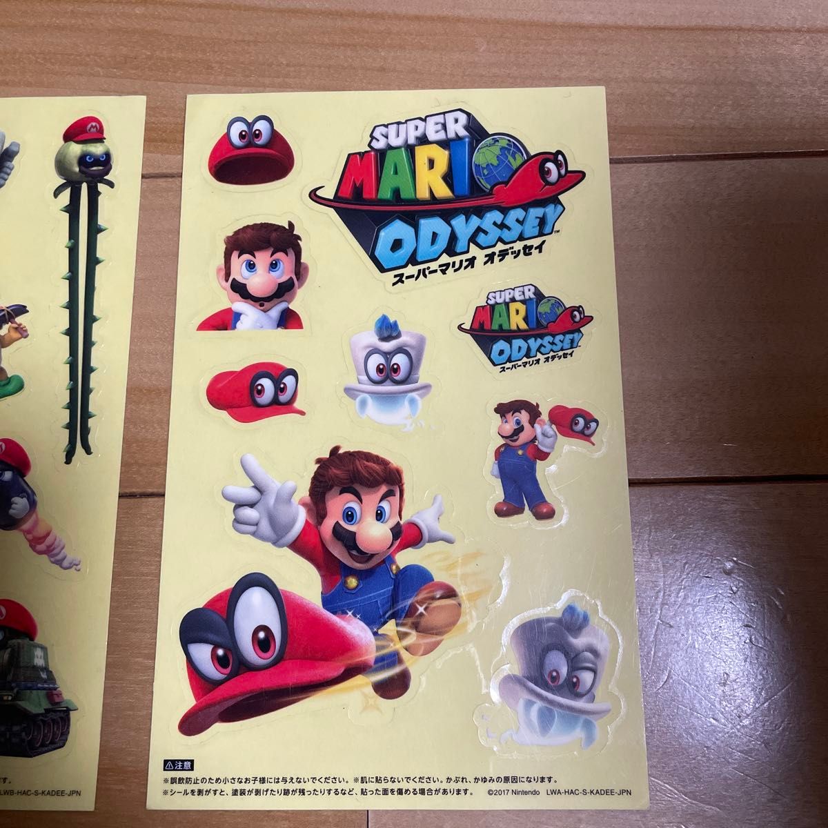 スーパーマリオ オデッセイ シール ステッカー 3枚セット｜Yahoo