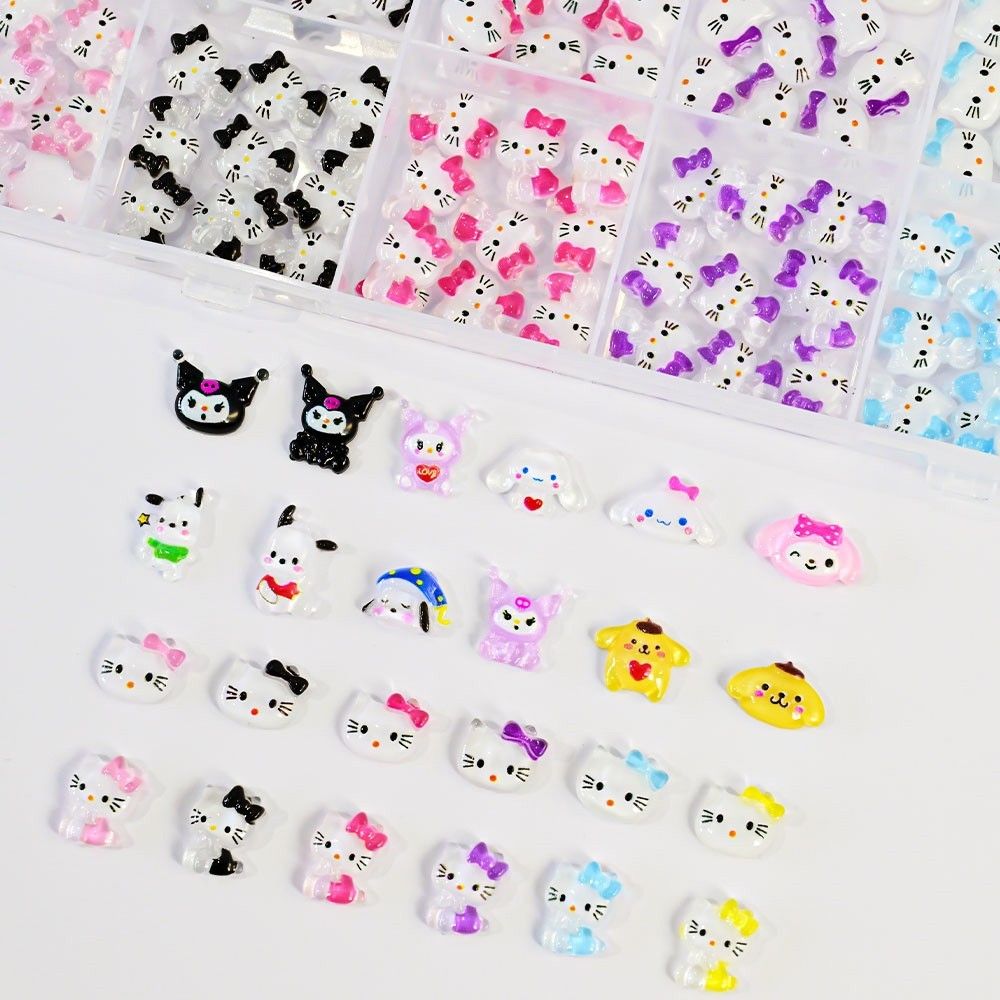 サンリオキャラクター 3Dネイルパーツ デコパーツ 240個セット｜Yahoo