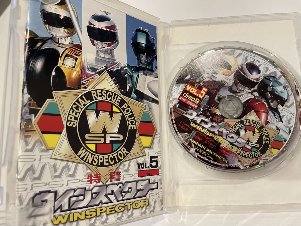 国内正規盤・DVD】 特警ウインスペクター VOL 1〜5 （各2枚組）・全巻