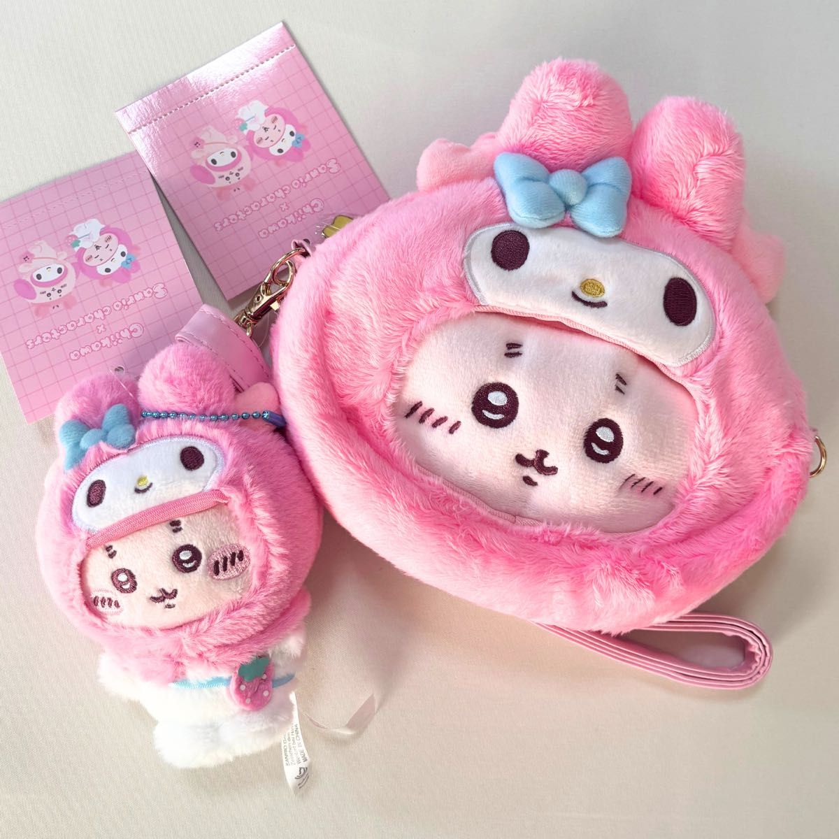 新品未使用】ちいかわ マイメロディ 古本屋 ポシェットとマスコット