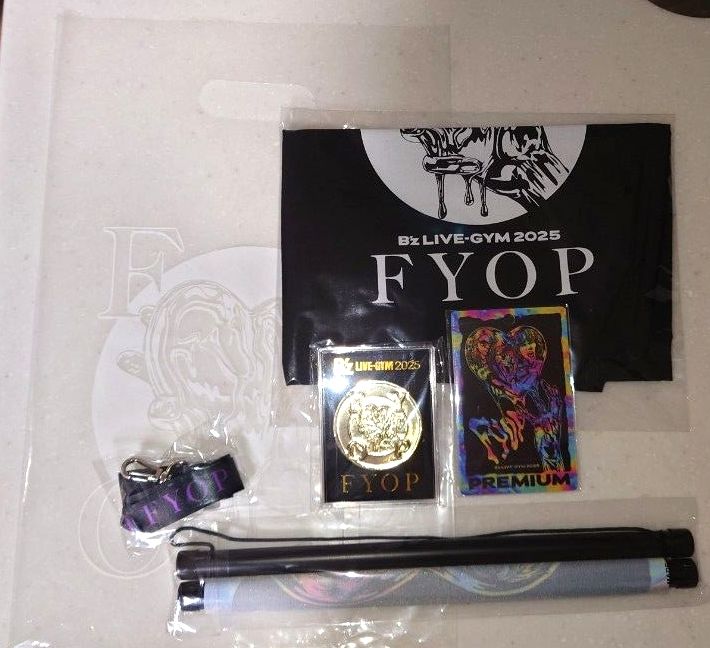 B'z LIVE-GYM 2025 FYOP Premium席専用オリジナルグッズセット｜Yahoo