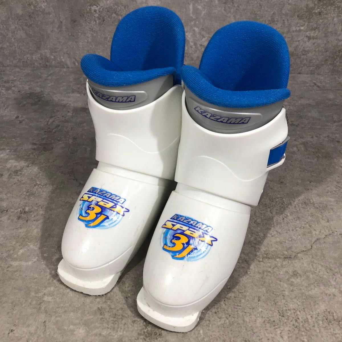 人気 KAZAMA カザマ SPAX 120 ジュニア スキー 4点 セット 即乗り