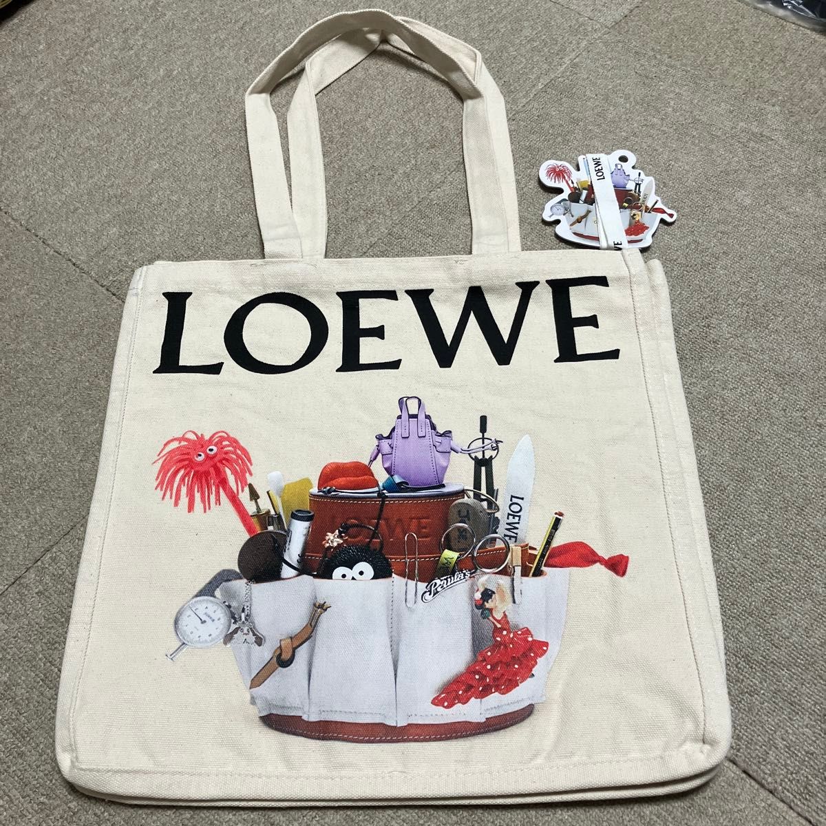 LOEWE ロエベ エコバッグ CRAFTED WORLD トートバッグ ノベルティ