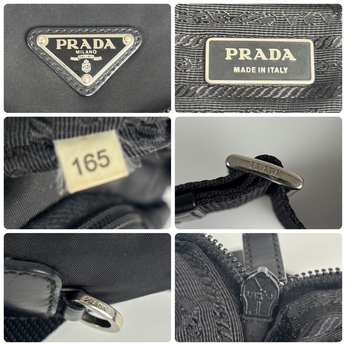 美品 PRADA プラダ ショルダーバッグ 三角ロゴ プレートカメラバッグ