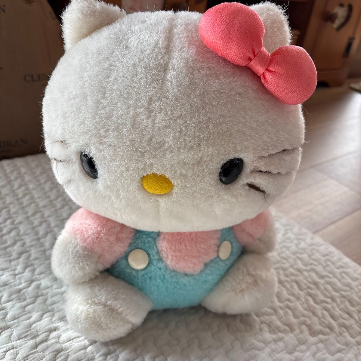 希少 入手困難 昭和レトロ 日本製 ハローキティ ぬいぐるみ パステル