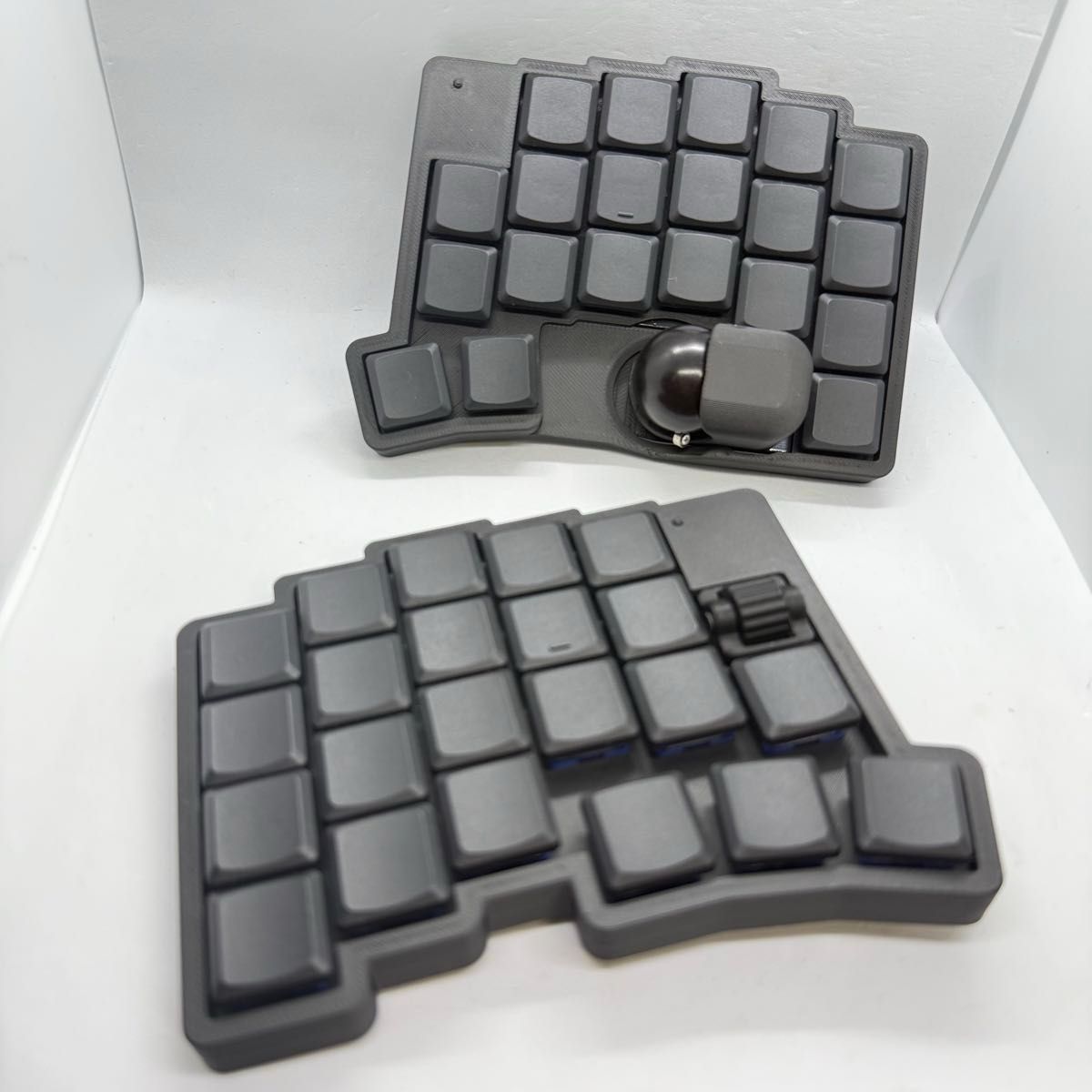 roBa-LP 無線接続 左右分割 トラックボール キーボード 組立て済み