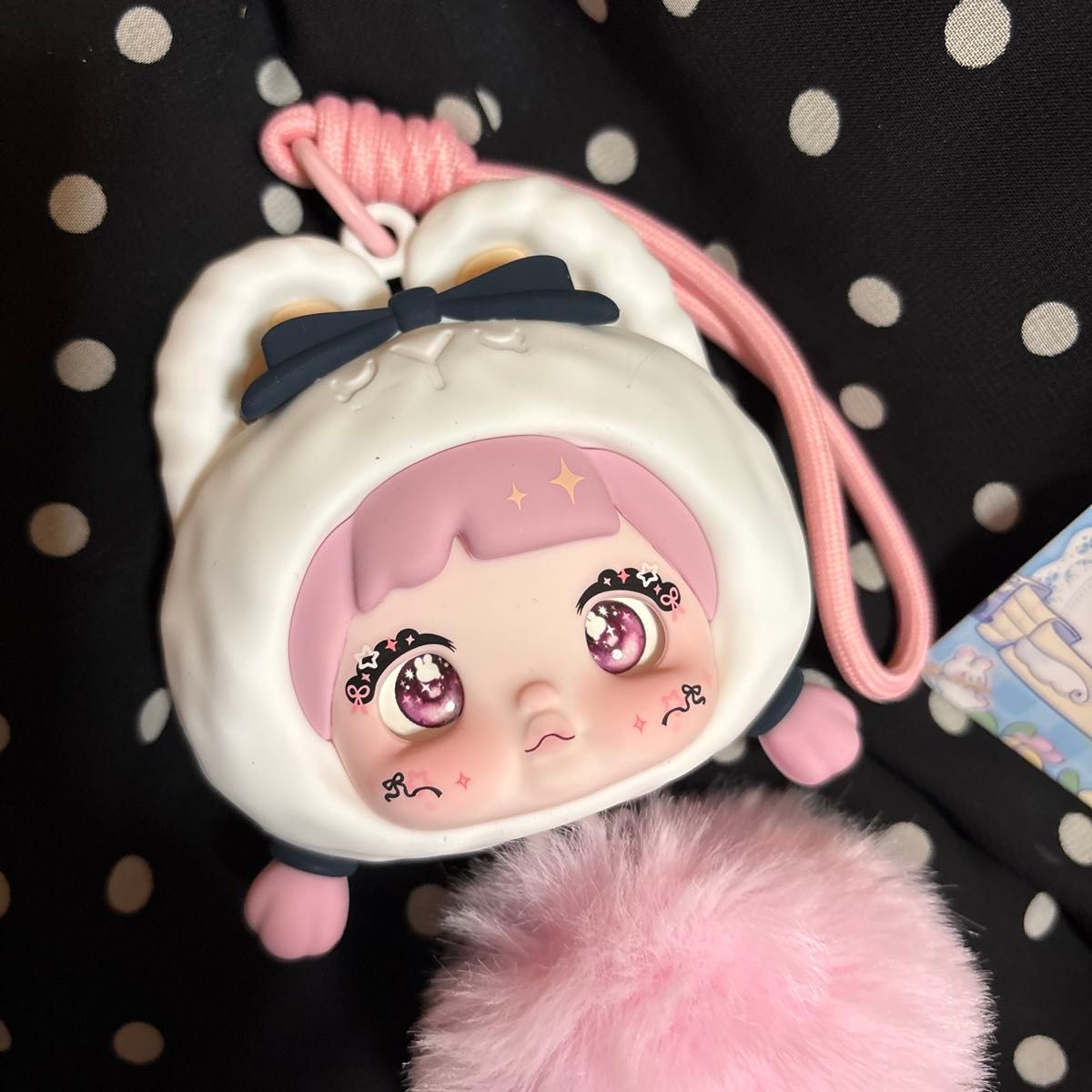 Nommi イヤホンケース イヤホンポーチ ポンポン付き キーホルダー ノミ