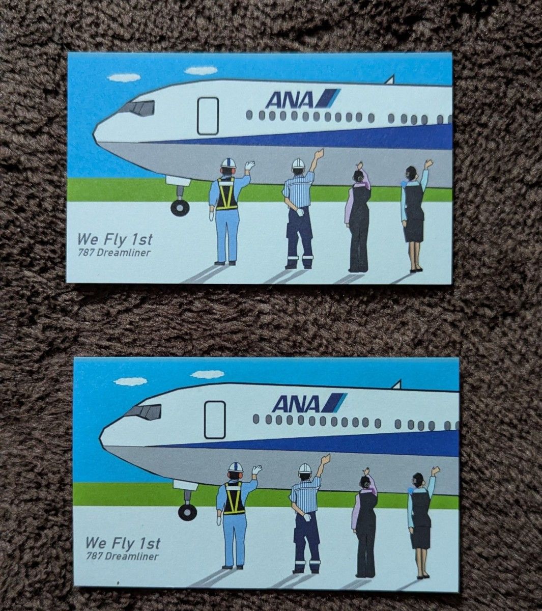 ANA ボーイング787就航記念 特別フライト 搭乗証明書 ストラップ 787