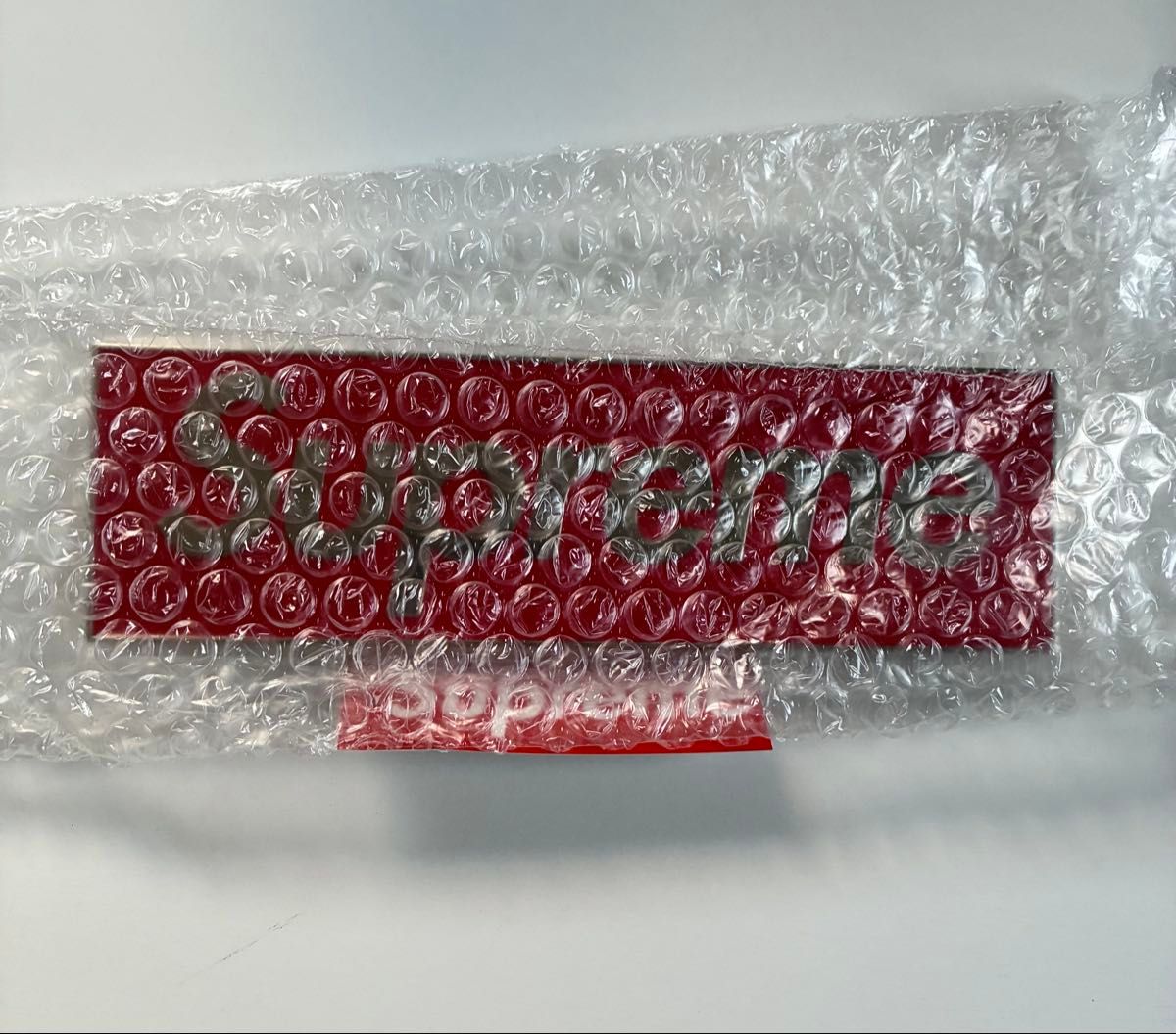 2枚SET supreme Box Logo Car Emblem 赤 黒 シュプリーム ボックス