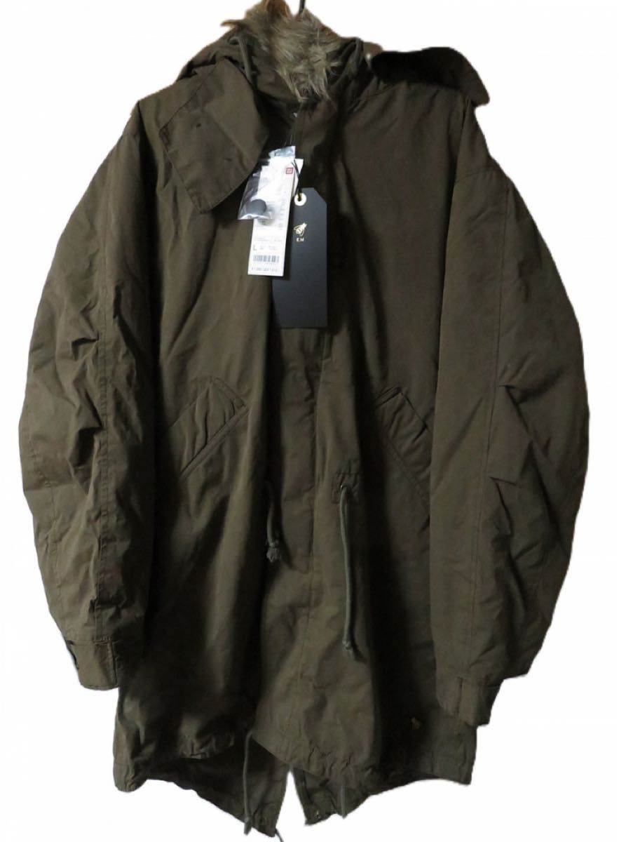 超レア 廃番 ユニクロ KM キミノリモリシタ コラボ ミリタリーコート L