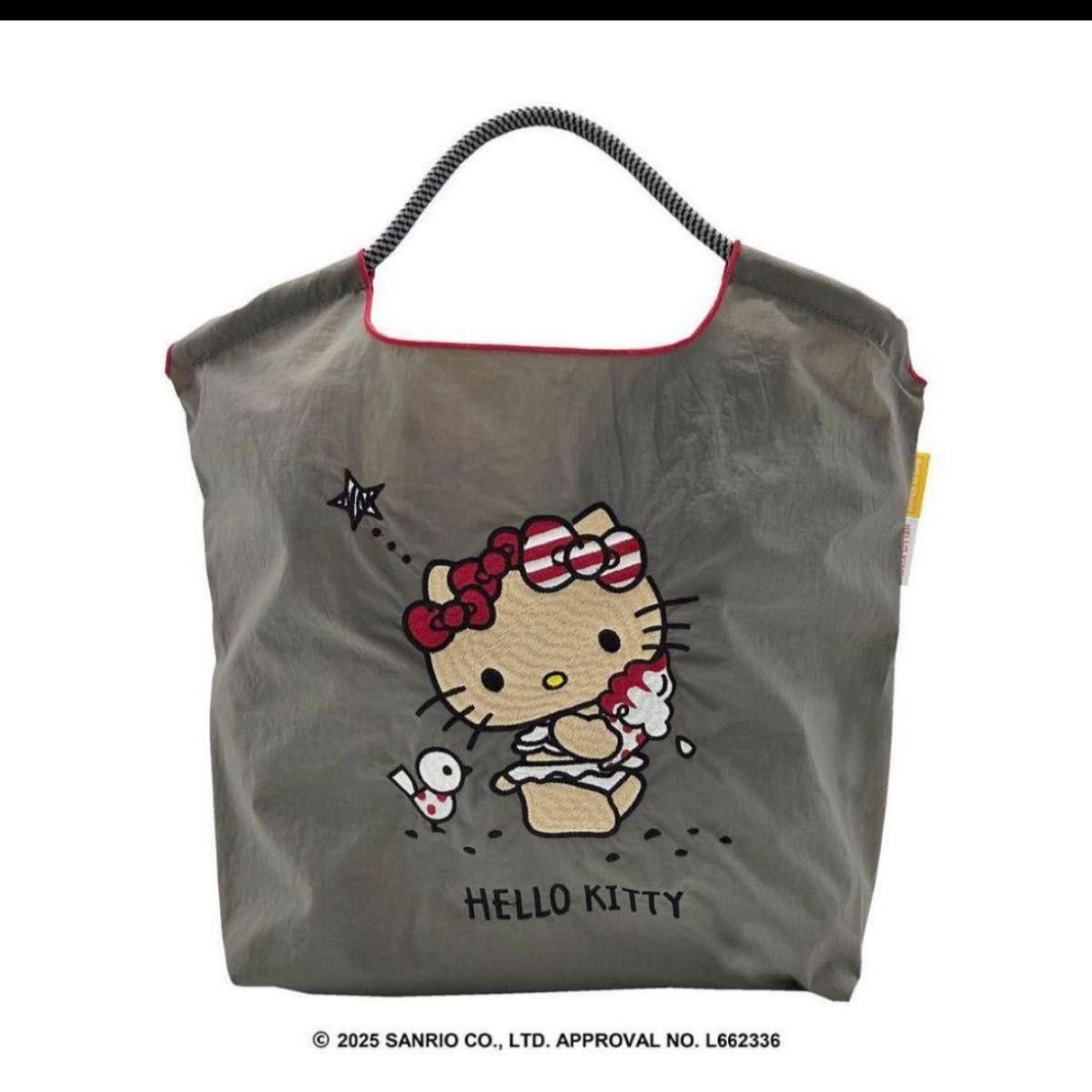 新品・未使用】タグ付き ボールアンドチェーン 日焼けキティ グレー