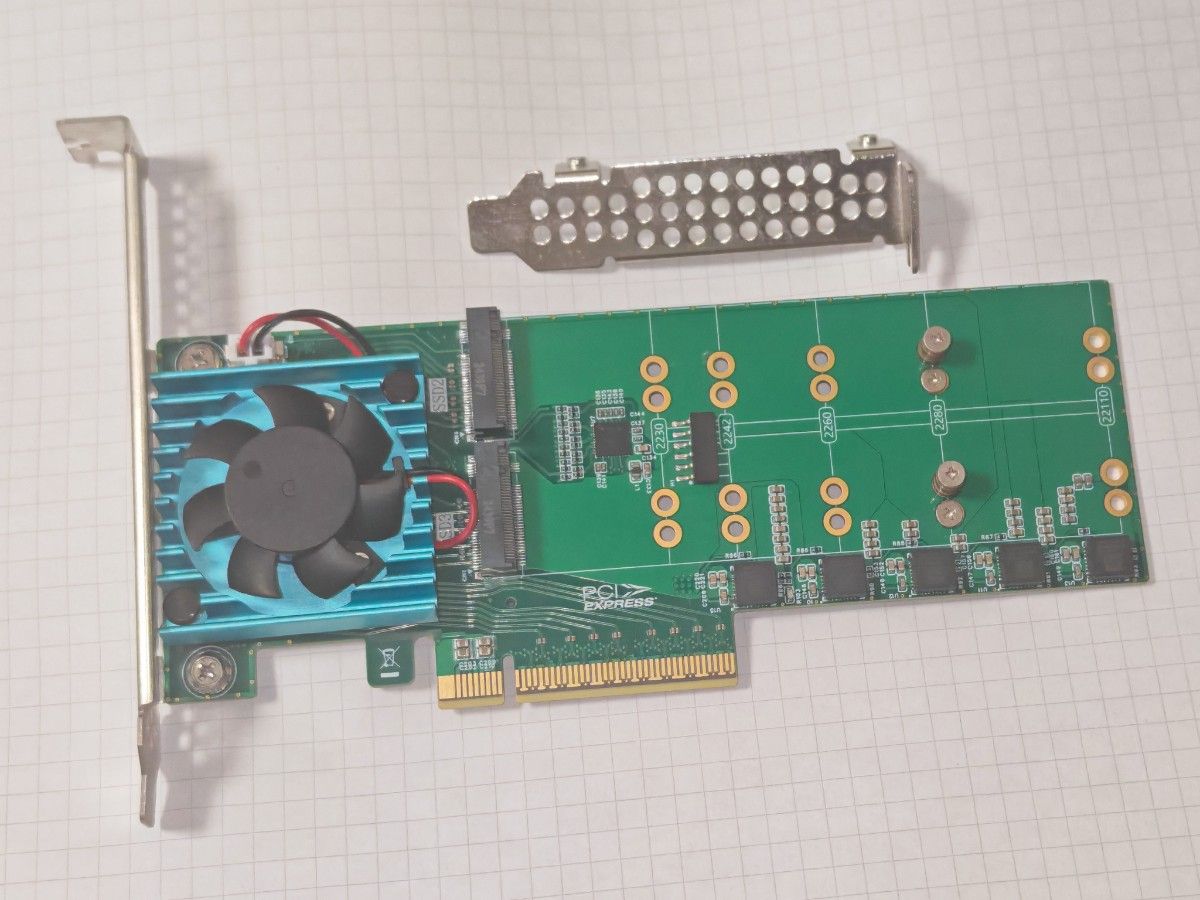 4ベイ PCIE M 2 NVMeアダプタ 分岐不要｜Yahoo!フリマ（旧PayPayフリマ）