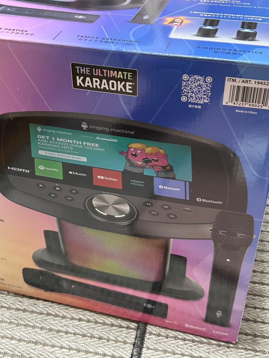 未使用に近い美品】Singing Machine Wi-Fi カラオケマシーン｜Yahoo