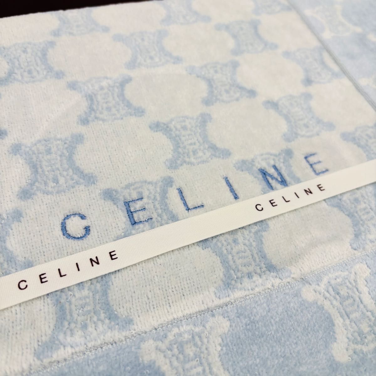 新品未使用】 CELINE 綿毛布 ブランケット 西川産業 綿100 200
