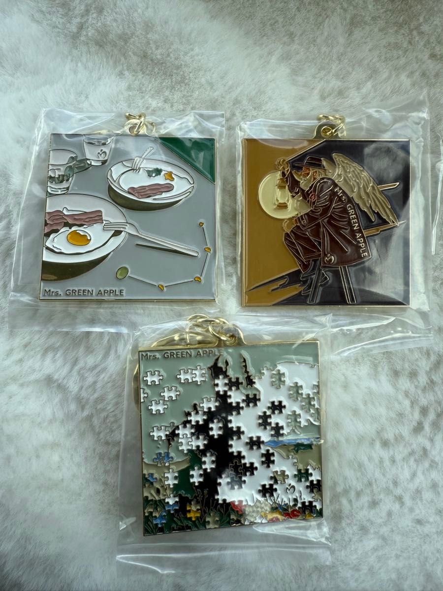 ミセス1番くじMrs GREEN APPLE一番くじF賞 メタルチャーム 3種セット