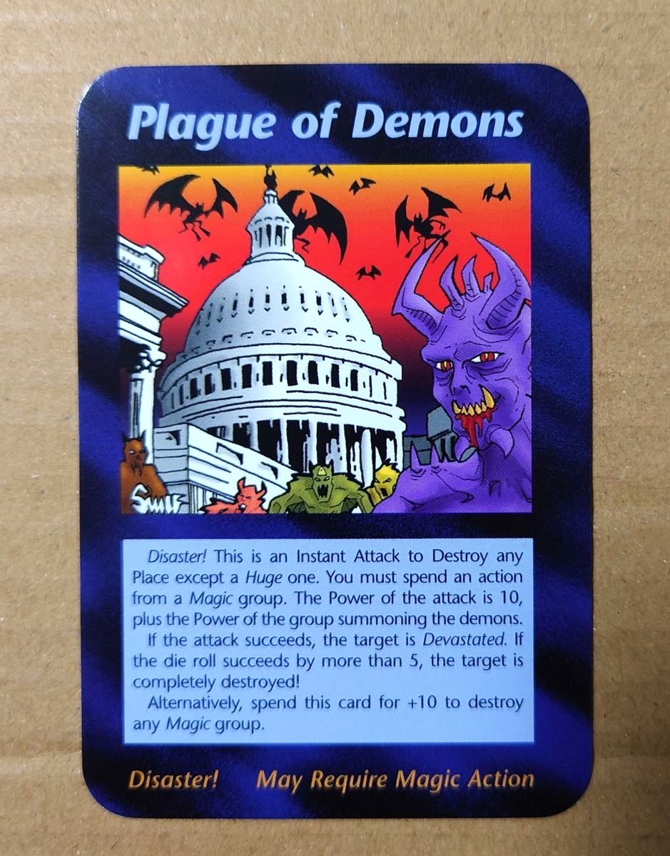 イルミナティカード Plague of Demons 悪魔の疫病やりすぎ都市伝説
