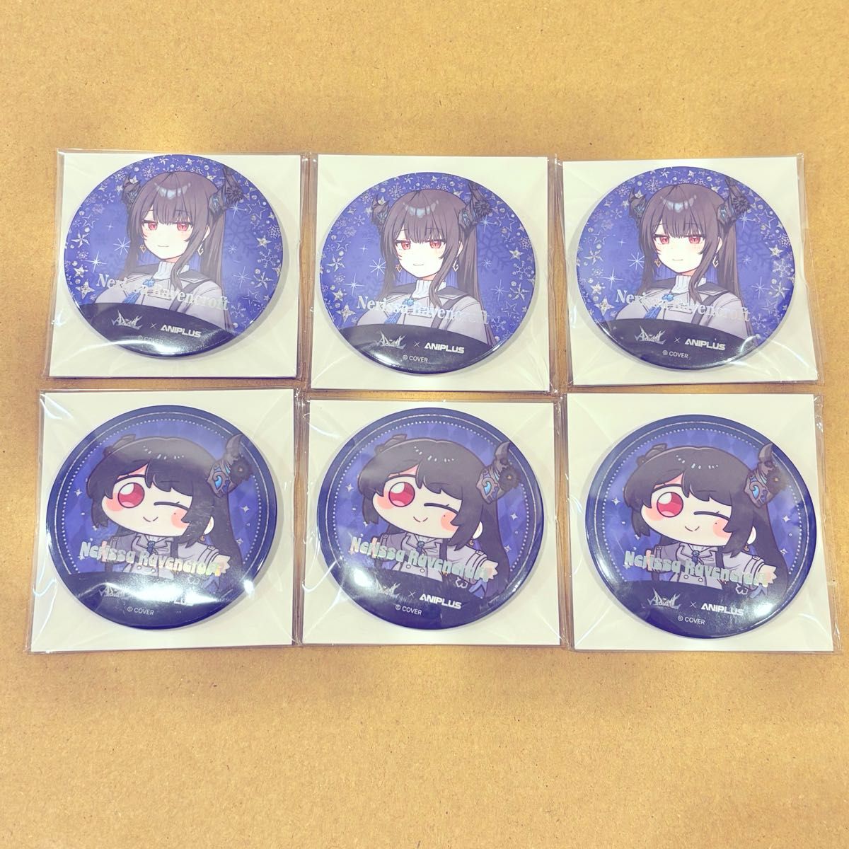 ホロライブ Advent AGF 韓国 限定 缶バッジ ネリッサレイヴンクロフト