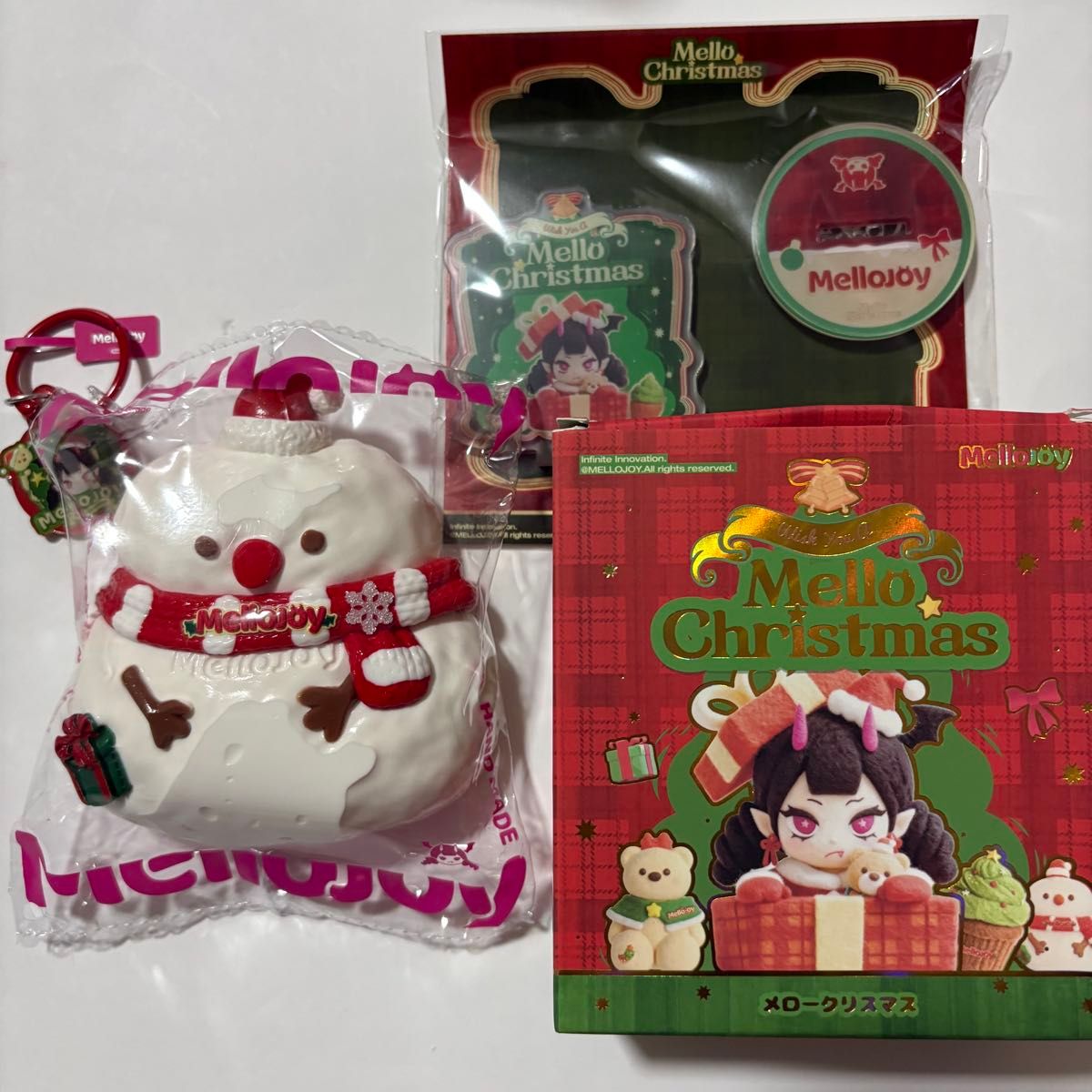 mellojoy メロジョイ スクイーズ メロークリスマス クリスマス スノー
