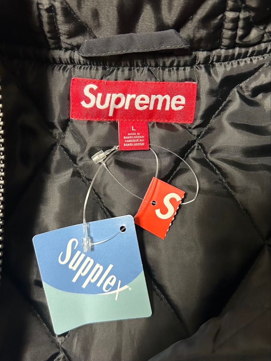 Supreme x ANTIHERO Stadium Jacket Black Lサイズ アンタイヒーロー