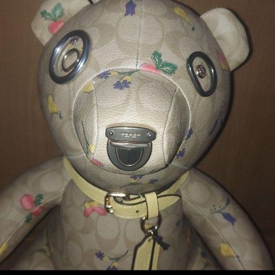 COACH くま ぬいぐるみ 春限定 ビッグぬいぐるみ｜Yahoo!フリマ（旧