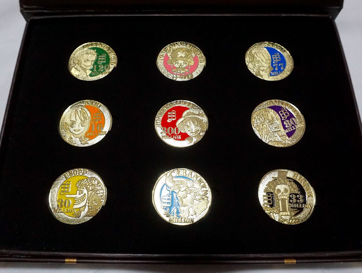 ワンピース ONE PIECE 麦わらの一味 お宝コイン9種セット 56巻懸賞