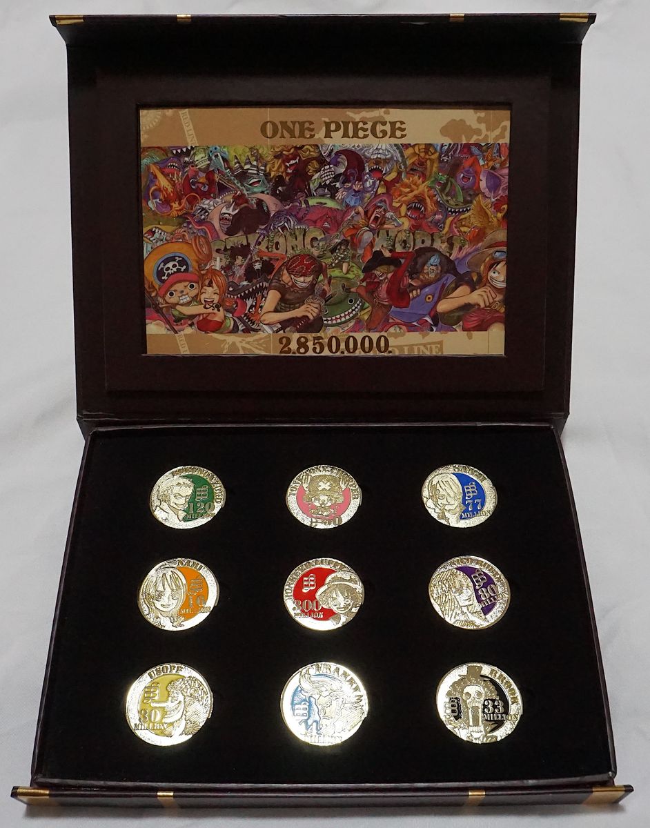 ワンピース ONE PIECE 麦わらの一味 お宝コイン9種セット 56巻懸賞