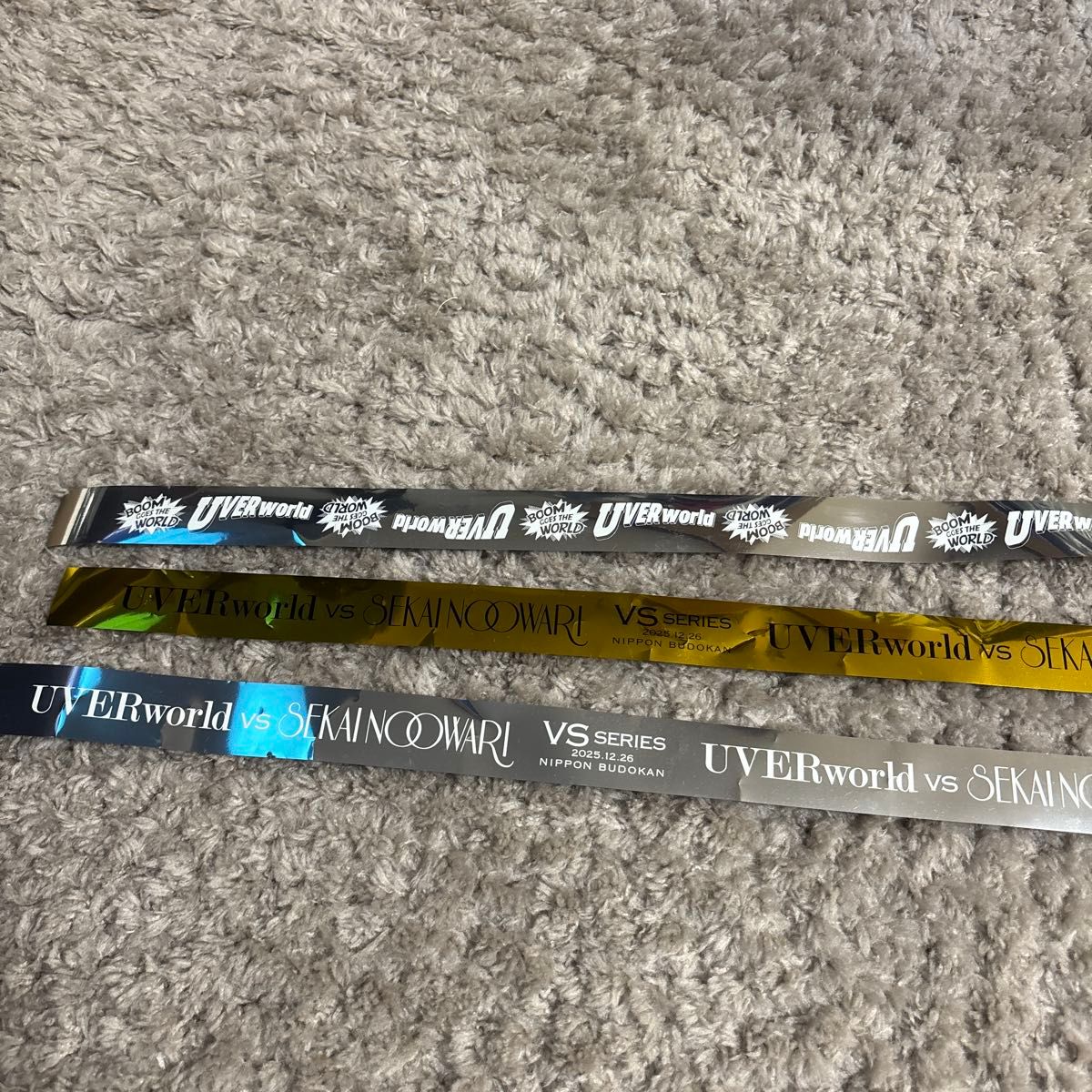 UVERworld vs SEKAINOOWARI 日本武道館 銀テープ金テープ｜Yahoo